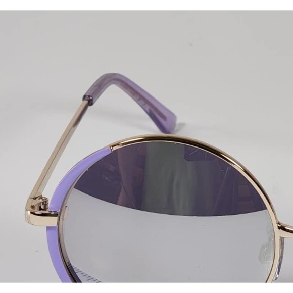 FGX by Foster Grant Gold & Purple Full Round Metal Frame Sunglasses 52077FGX500 - Picture 8 of 11